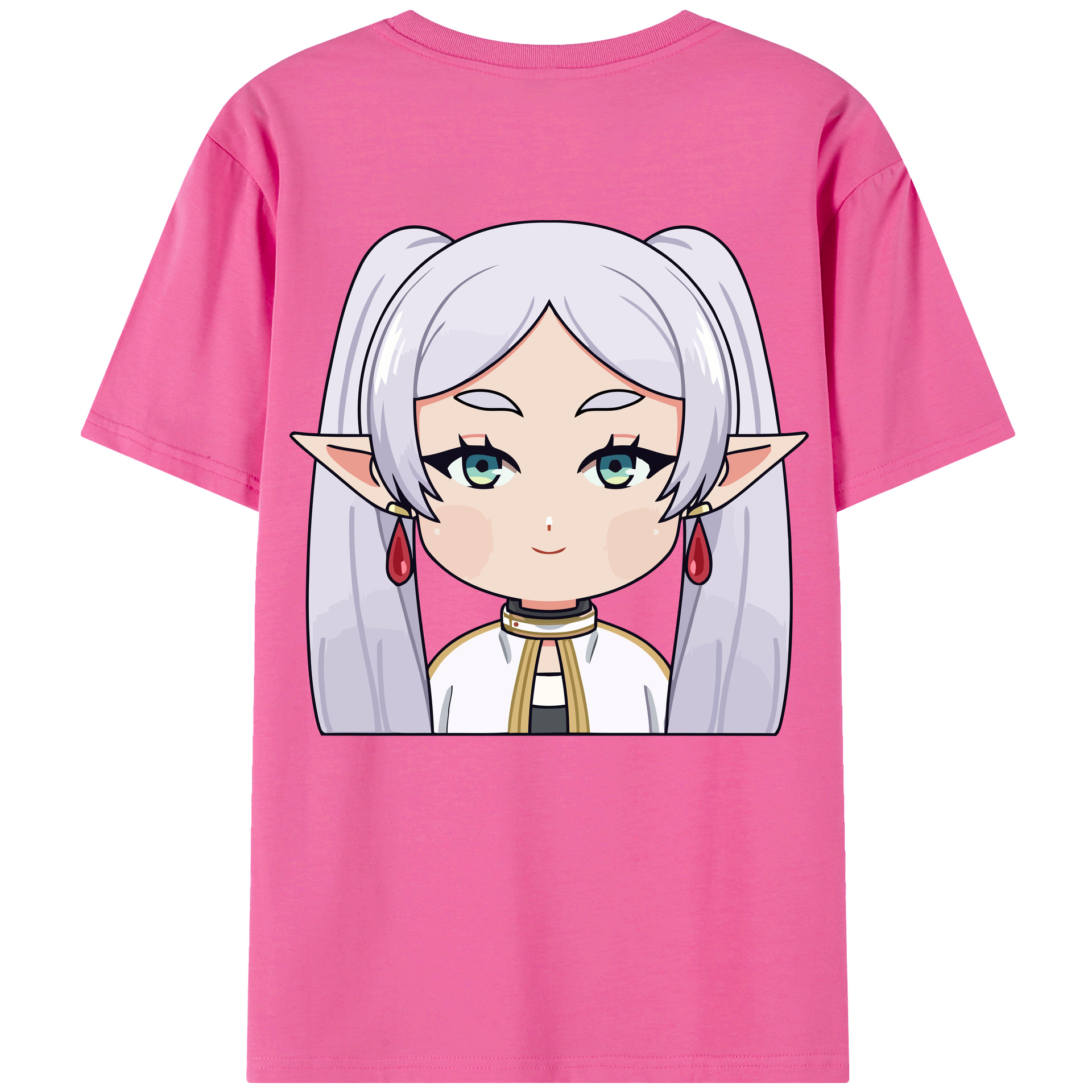 （画像用） 葬送のフリーレン Frieren レディース半袖Tシャツ(バックプリント)